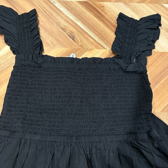 LOFT Black Ruffled Jumpsuit - Picture 4 of 8